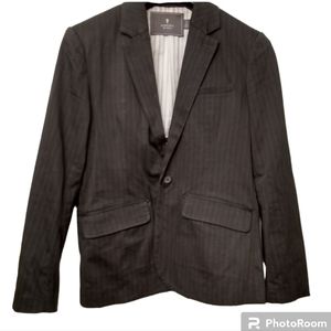 Men's Hawkings Mcgill black pinstripe blazer
